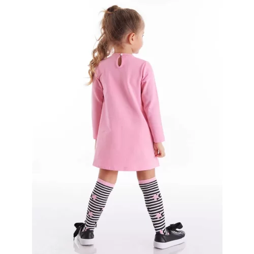 Msh B&G Lets Go Kız Elbise + Dizaltı Çorap