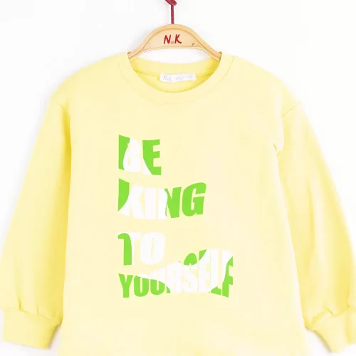 NK Kids Sarı Kız Çocuk Sweat