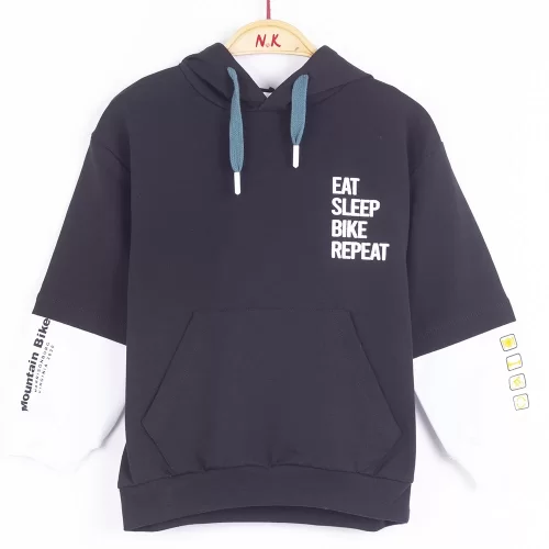 NK Kids Siyah Erkek Çocuk Sweat