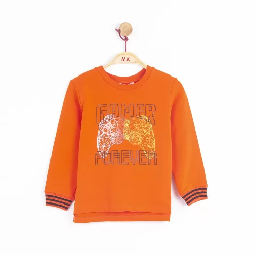 NK Kids Turuncu Erkek Çocuk Sweat