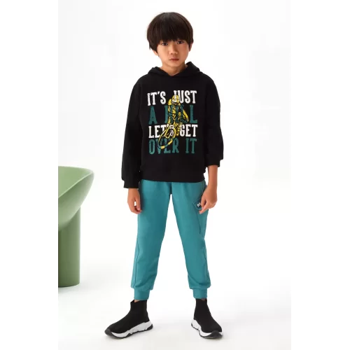 NK Kids Yeşil Erkek Çocuk Eşofman Altı