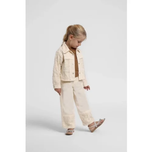 Escabel Kız Çocuk Krem Pantolon