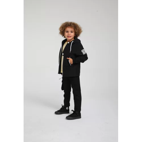 Jack Lıons Siyah Unisex Bebek Ruzgarlık