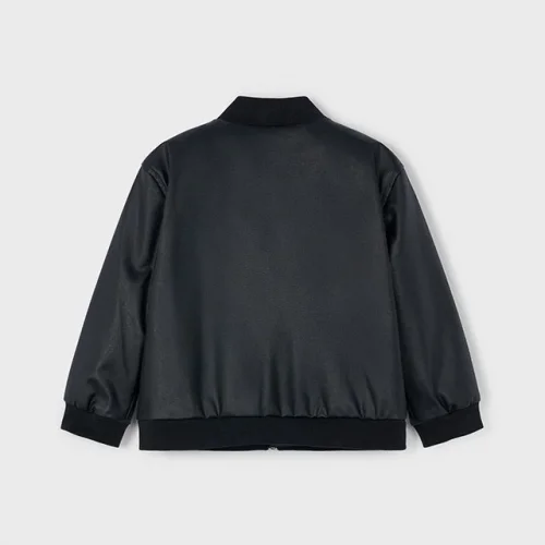 Mayoral Erkek Çocuk Siyah Deri Ceket