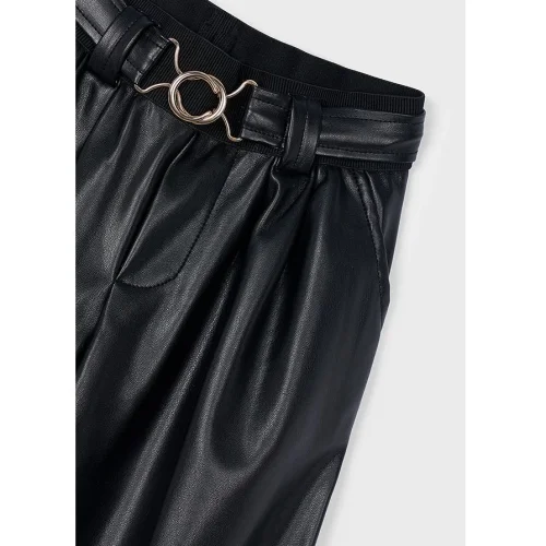 Mayoral Kız Çocuk Deri Pantolon