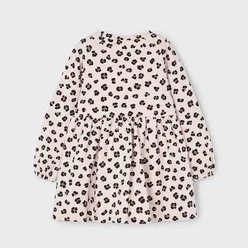 Mayoral Kız Çocuk Ekru Çantalı Penye Elbise