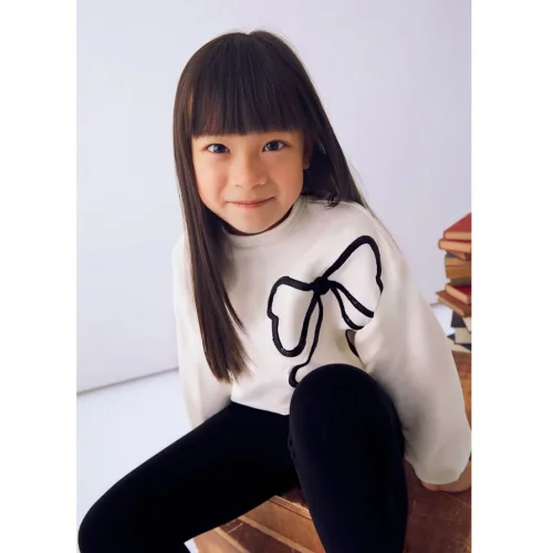 Mayoral Kız Çocuk Ekru Taytlı Takım