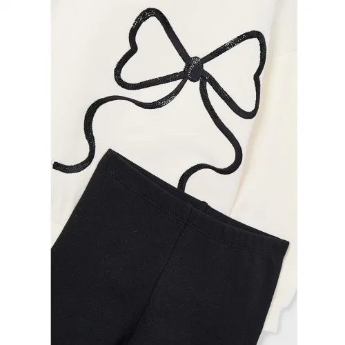 Mayoral Kız Çocuk Ekru Taytlı Takım