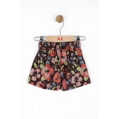 NK Kids Corak Kız Bekek Colorful Şort Etek