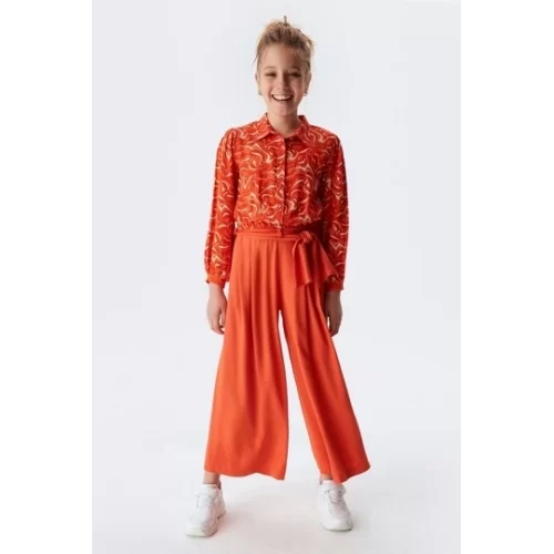 NK Kids Coral Kız Çocuk Dalgalı Gömlek