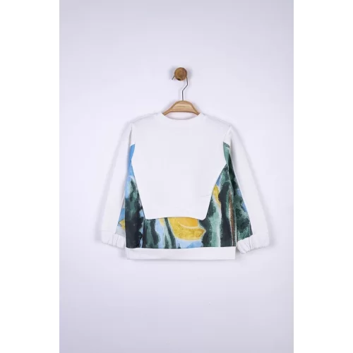 NK Kids Ekru Kız Çocuk Sweat