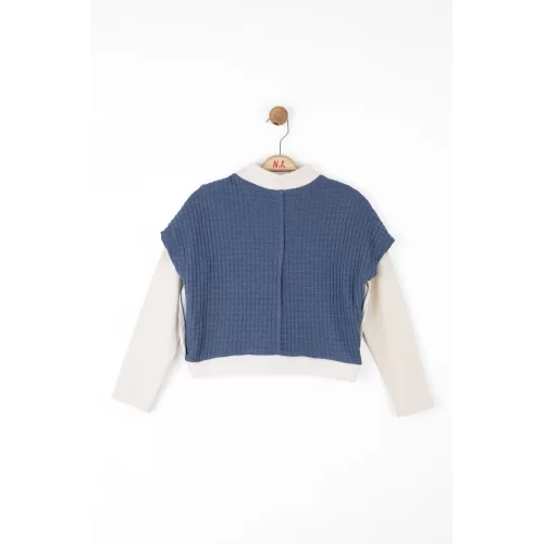 NK Kids İndigo Kız Çocuk Azul Sweat