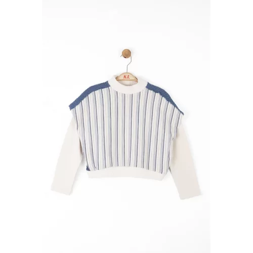 NK Kids İndigo Kız Çocuk Azul Sweat