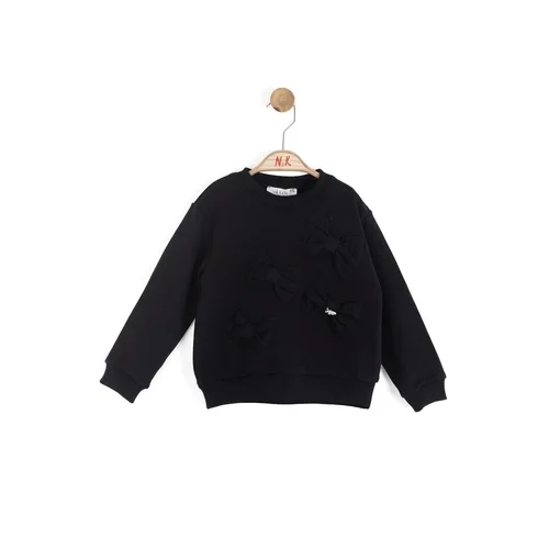 NK Kids Kız Bebek Kelebek Tokalı Sweat