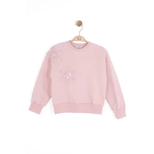 NK Kids Kız Çocuk Boncuk Sweat