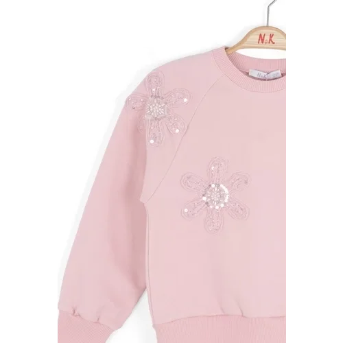 NK Kids Kız Çocuk Boncuk Sweat