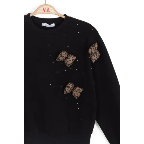 NK Kids Kız Çocuk Bow Sweat