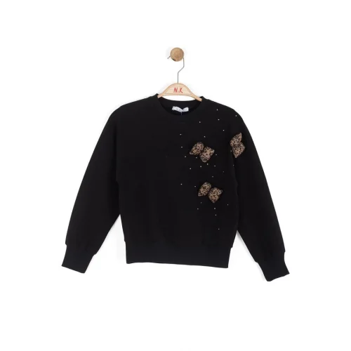 NK Kids Kız Çocuk Bow Sweat