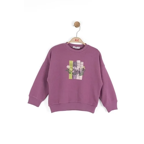 NK Kids Kız Çocuk Flower Sweat