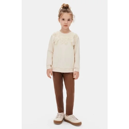 NK Kids Kız Çocuk Kelebek İşlemeli Sweat