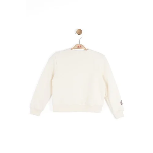NK Kids Kız Çocuk Kurdela Detaylı Sweat