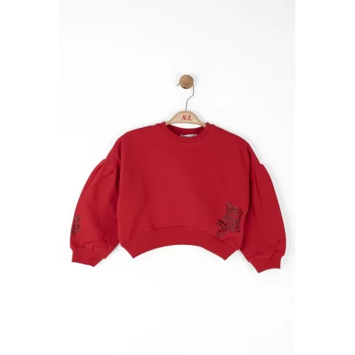 NK Kids Kızmızı Kız Çocuk Ceylan Sweat