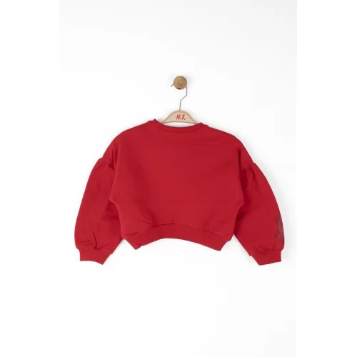 NK Kids Kızmızı Kız Çocuk Ceylan Sweat