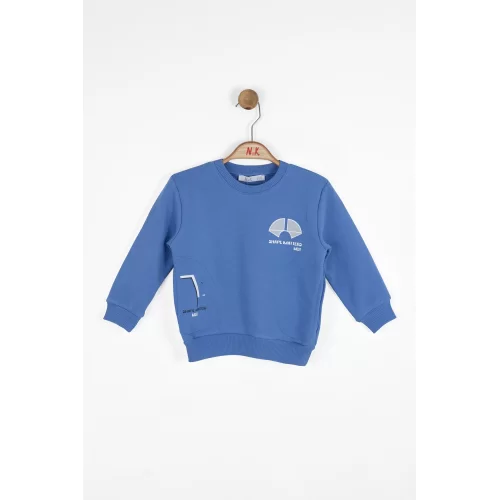 NK Kids Sax Mavi Erkek Bebek Shape Sweat