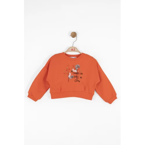 NK Kids Turuncu Kız Bebek Sıncap Sweat