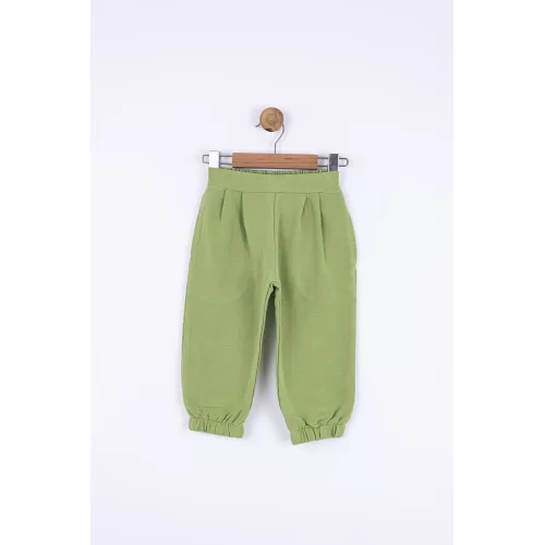 NK Kids Yeşil Kız Bebek Buena Pileli Pantolon