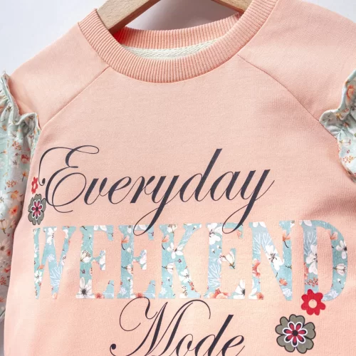 Overdo Kids Pudra Kız Çocuk Sweat