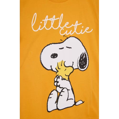 Peanuts Oranj Erkek Çocuk Snoopy 2li Takım