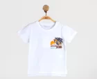 NK Kids Beyaz Erkek Bebek T-Shırt