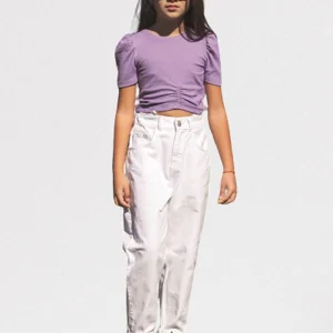 Escabel Beyaz Kız Çocuk Pantolon