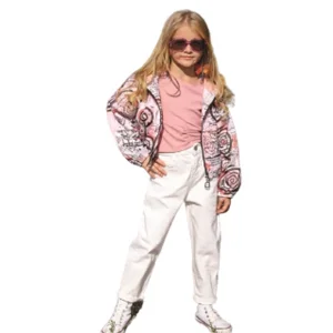 Escabel Beyaz Kız Çocuk Pantolon