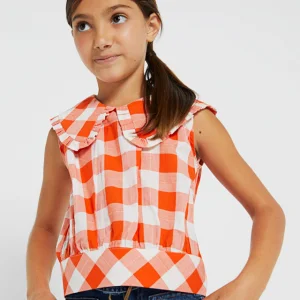 Mayoral Turuncu Kız Çocuk Bebe Yaka Gömlek