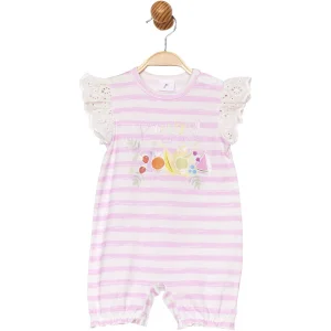 Panolino Pembe Kız Bebek Tulum