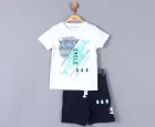Nk Unsea Kids Beyaz Lacivert Erkek Çocuk 2li Takım