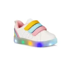 Vicco Sun Işıklı Kız Çocuk Beyaz/Pembe Sneaker