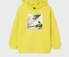 Nukutavake Sarı Erkek Çocuk Kapşonlu Sweat