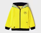 Mayoral Neon Sarı Erkek Çocuk Kapşonlu Sweat