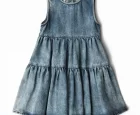Nanica Kids Mavi Kız Çocuk Kot Elbise