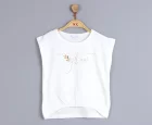NK Kids Ekru Mint Kız Çocuk Bluz