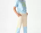 NK Kids Krem Mavi Kız Çocuk Pantolon
