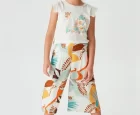 NK Kids Mint Kız Çocuk Samuray Pantolon