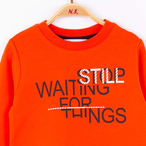 NK Kids Turuncu Erkek Çocuk Stop Sweat