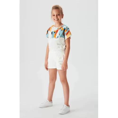 NK Kids Bayaz Kız Çocuk Minimal Şort