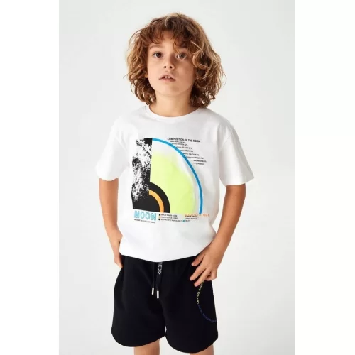 NK Kids Beyaz Erkek Çocuk T-Shırt