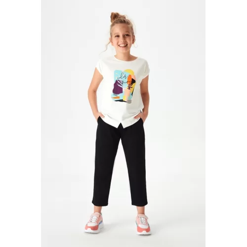 NK Kids Ekru Kız Çocuk Badi