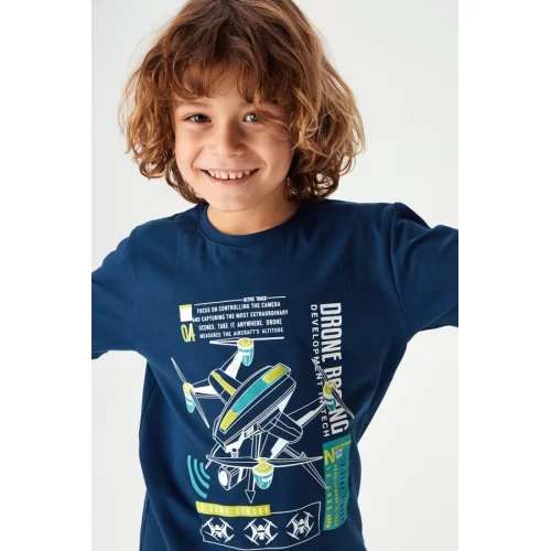 NK Kids İndigo Erkek Çocuk T-Shırt